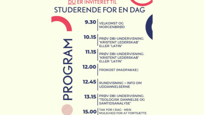 Bliv studerende for en dag